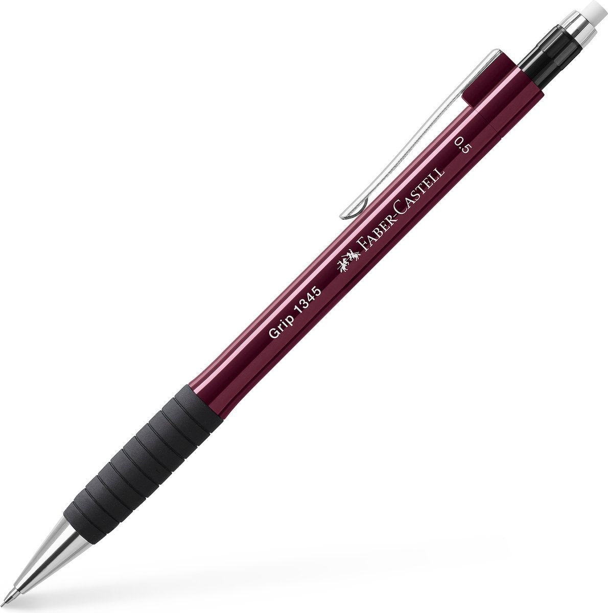Porte-mine Faber-castell - grip 1345 - largeur de trait 0,5 mm - rouge métallisé - fc-134521