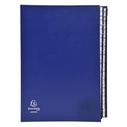 Sorteermap exacompta 621229e a4 blauw