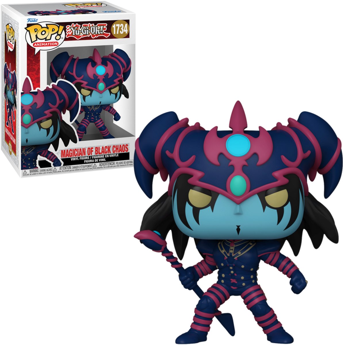 Funko-pop ! animation : yu-gi-oh ! magicien du chaos noir #1734