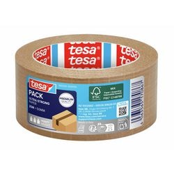 Ruban d'emballage tesa 56000-00000-00 papier renforcé de fibre de verre marron