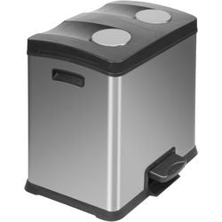 Poubelle à pédale Eko 31054015 acier inoxydable (acier inoxydable) argent