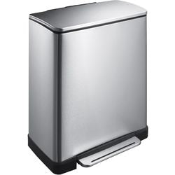 Poubelle à pédale Eko 31650248 acier inoxydable (acier inoxydable) argent