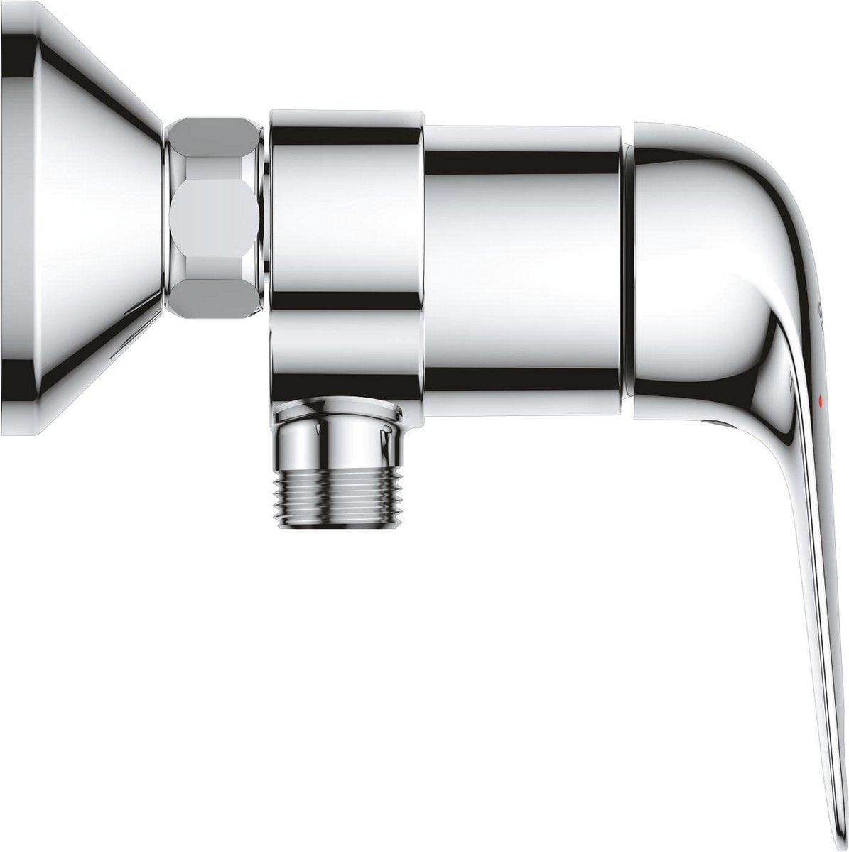 Mitigeur de douche Grohe quickfix Swift - mural - levier en métal - chromé
