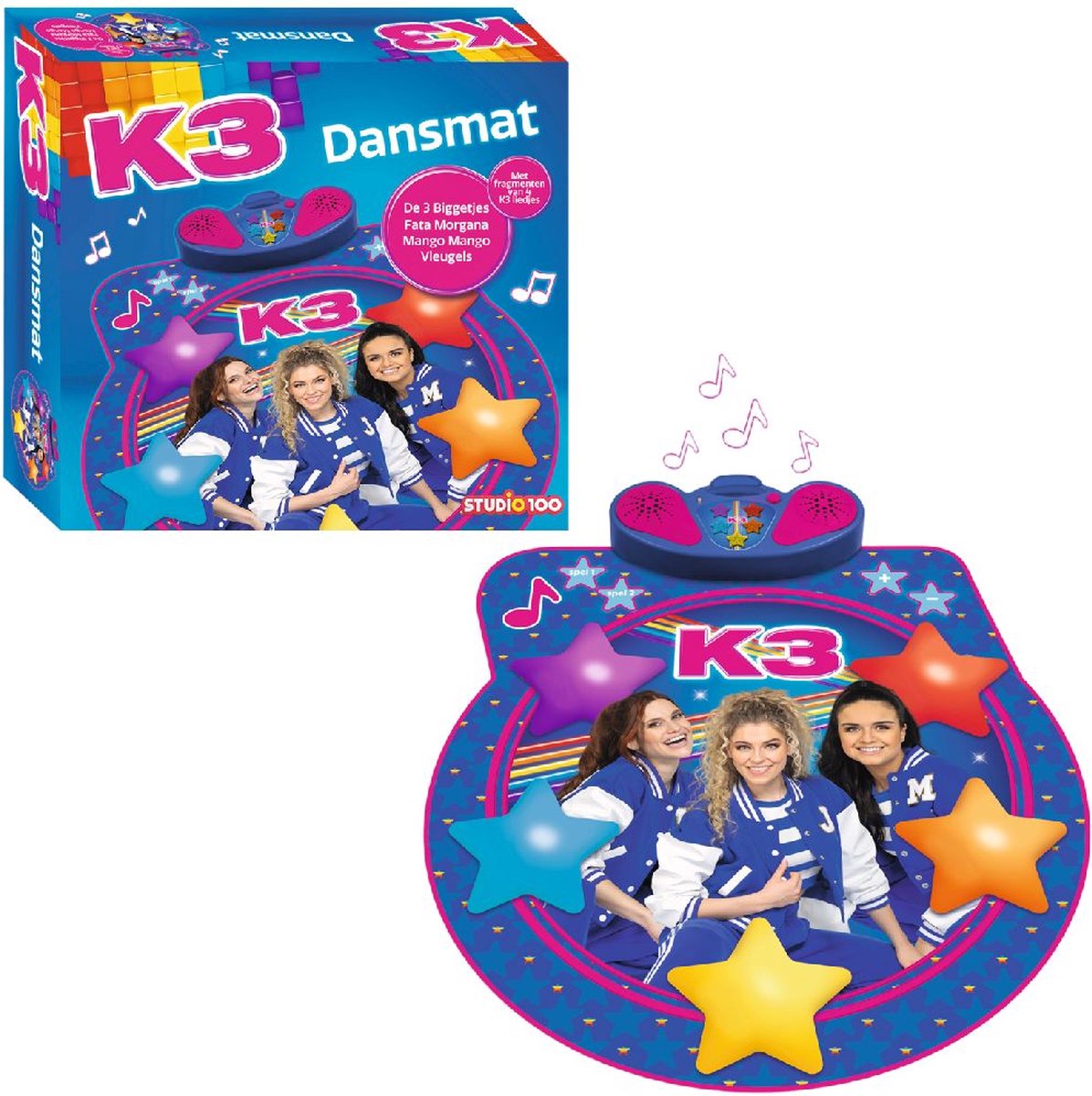 Tapis de danse interactif Studio 100 k3 - sport