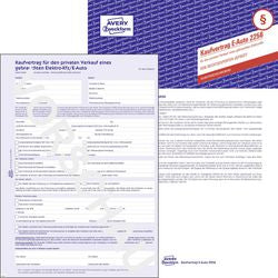 Koopcontract avery zweckform 2256-5 papier blauw