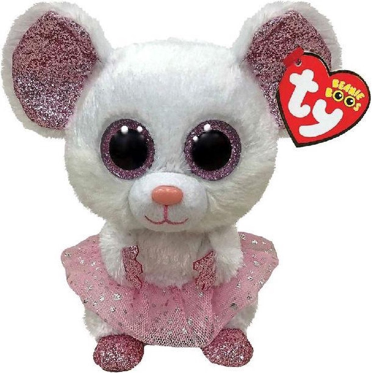 Ty Beanie Boo's Nina Souris, 15 cm
