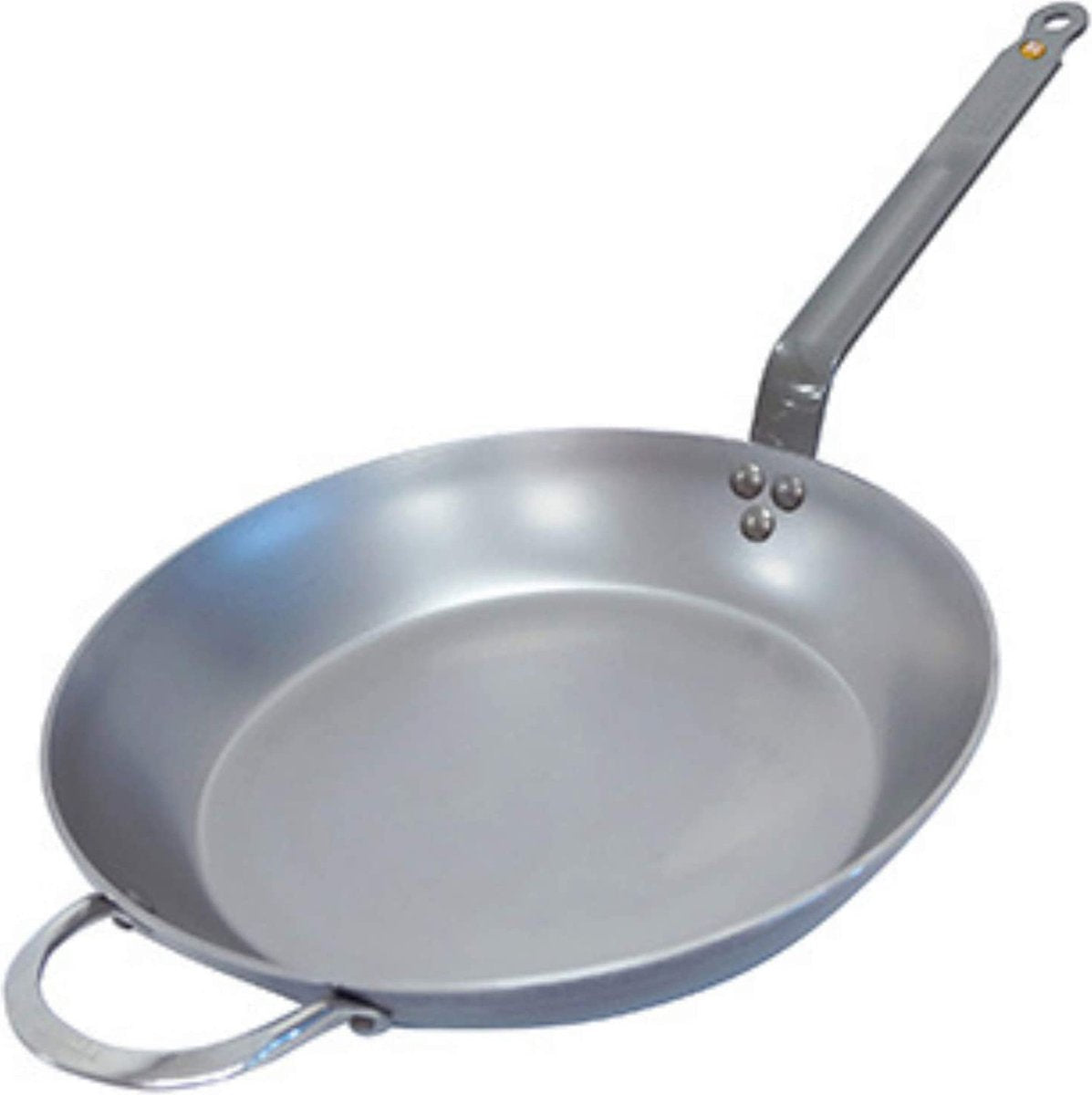 Poêle Debuyer de Buyer Mineral B 32 cm - Tôle d'acier - Sans PFA - Effet antiadhésif naturel - Fabriquée en France