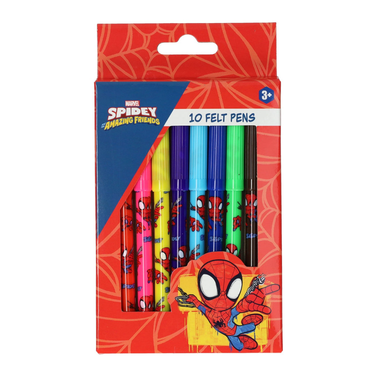 Feutres Spiderman - 10 pcs