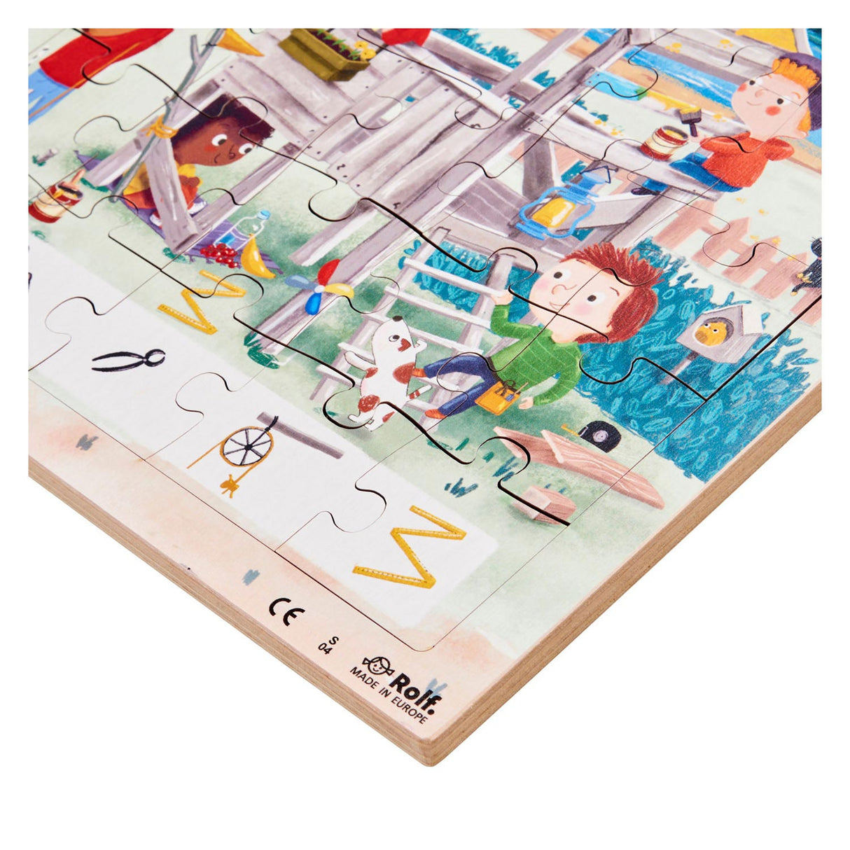 Rolf - série de puzzles en bois Living, lot de 3