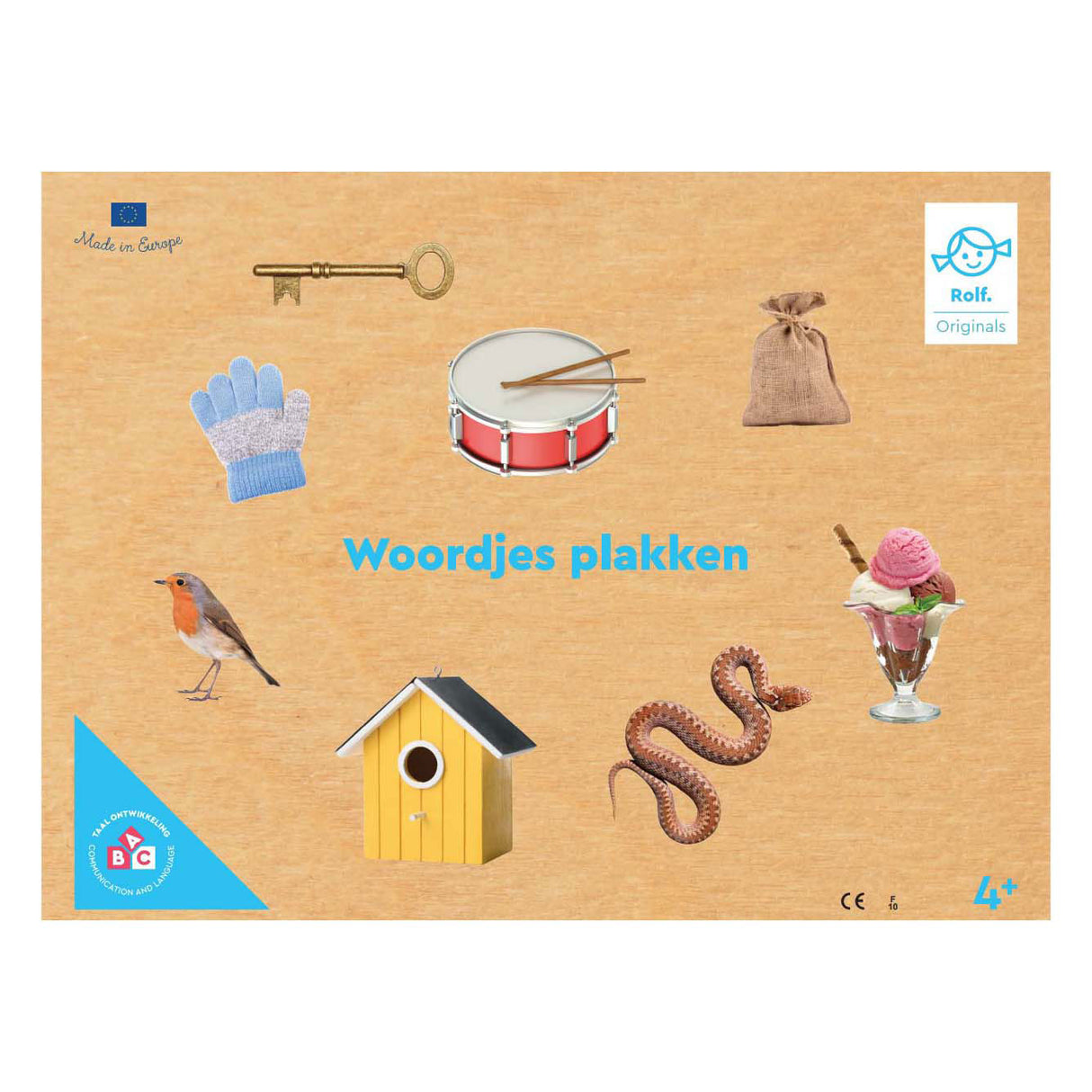 Rolf originals - Jeu de mots en bâton dans une boîte en bois
