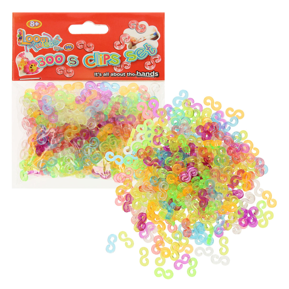 Clips twister pour métier à tisser, 300 pcs.