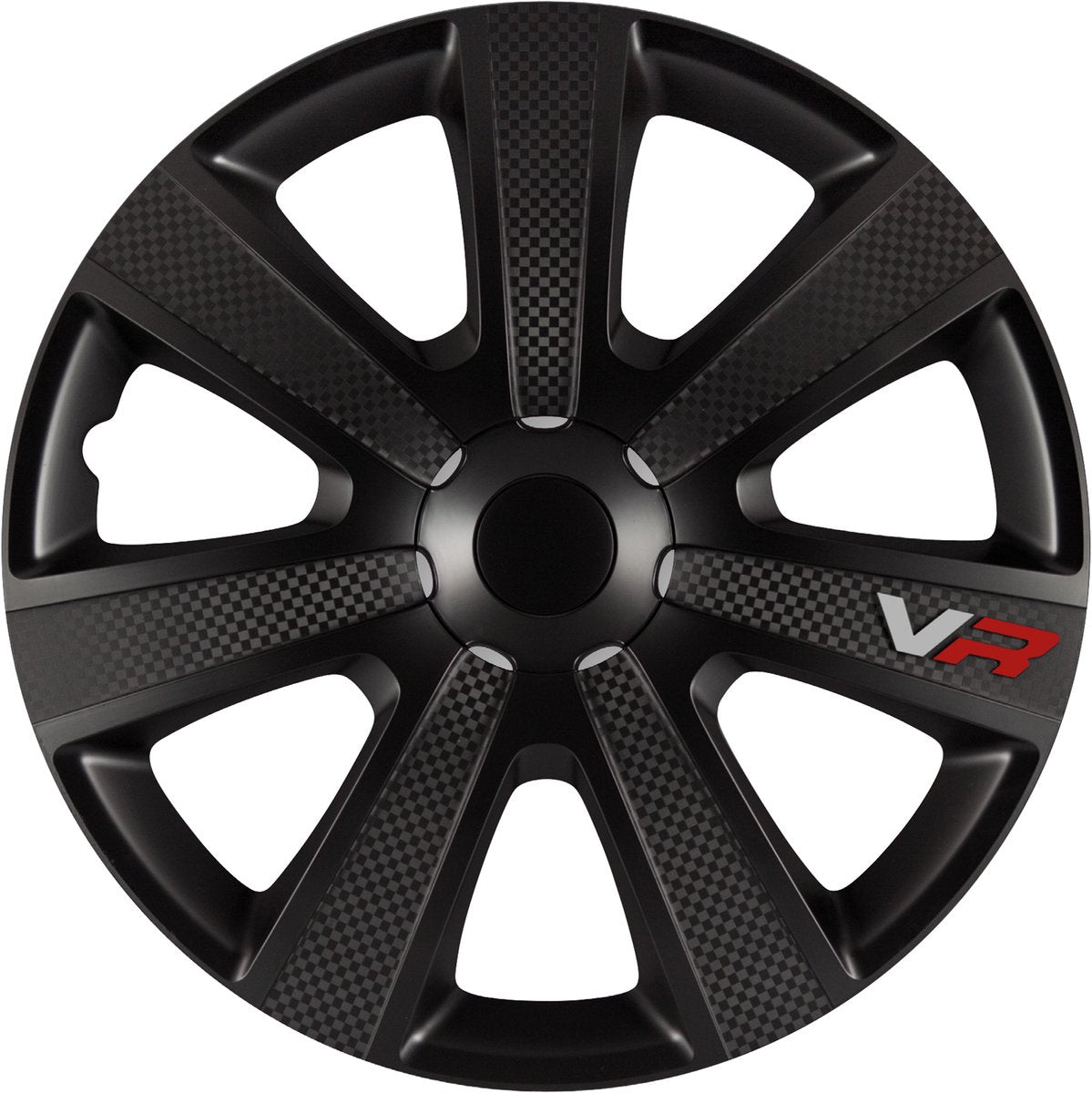 enjoliveurs VR Carbon 14 pouces ABS noir lot de 4