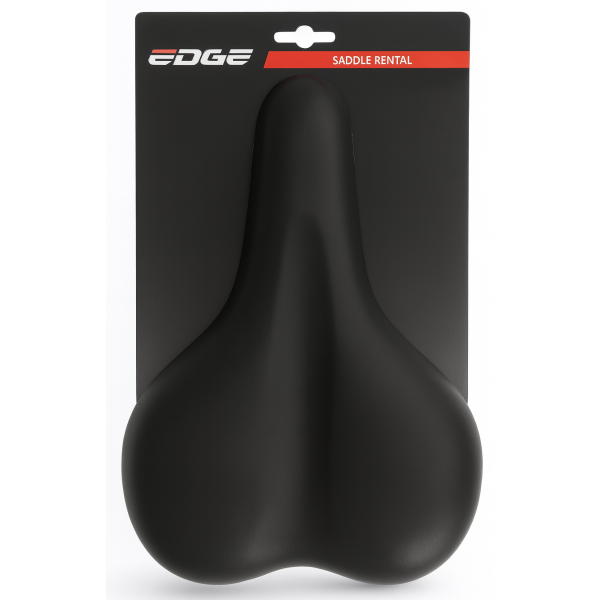 Location de selle de vélo Edge City - noire (sur le plan)