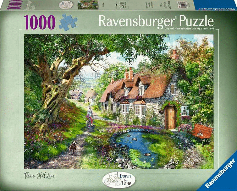 Ravensburger puzzle Flower Hill Lane, 1000 pcs.