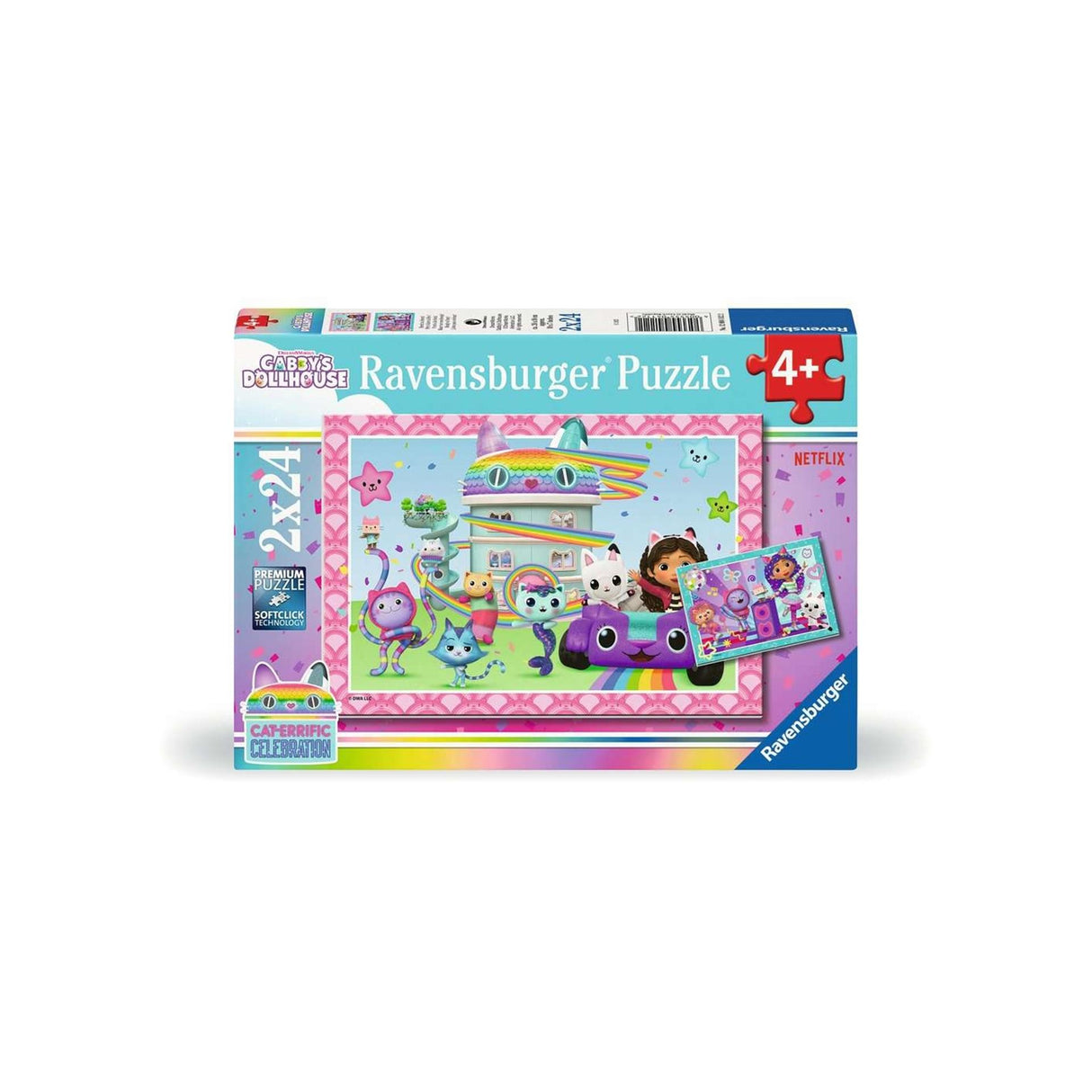 Ravensburger puzzle gabby 2x24 pièces