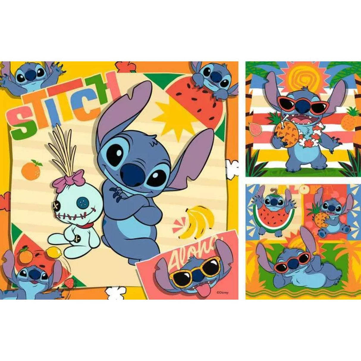 Ravensburger puzzle point de disney 3x49pcs