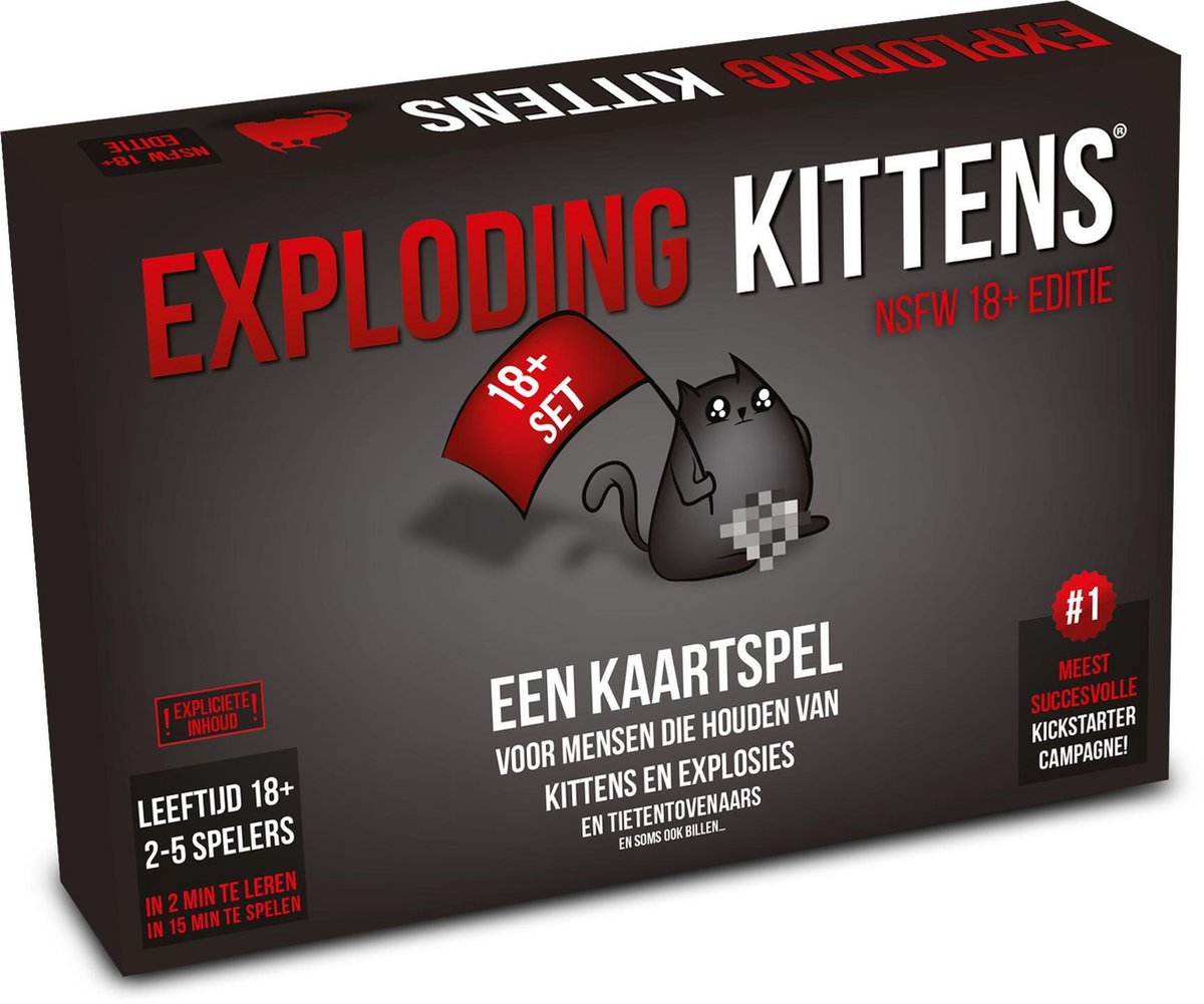Chatons explosifs - jeu de cartes - 18+