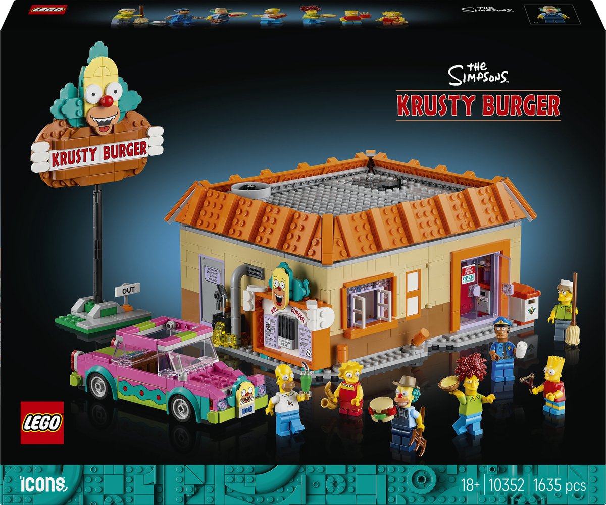 Lego ® icônes les Simpsons™ : Krusty Burger - 10352