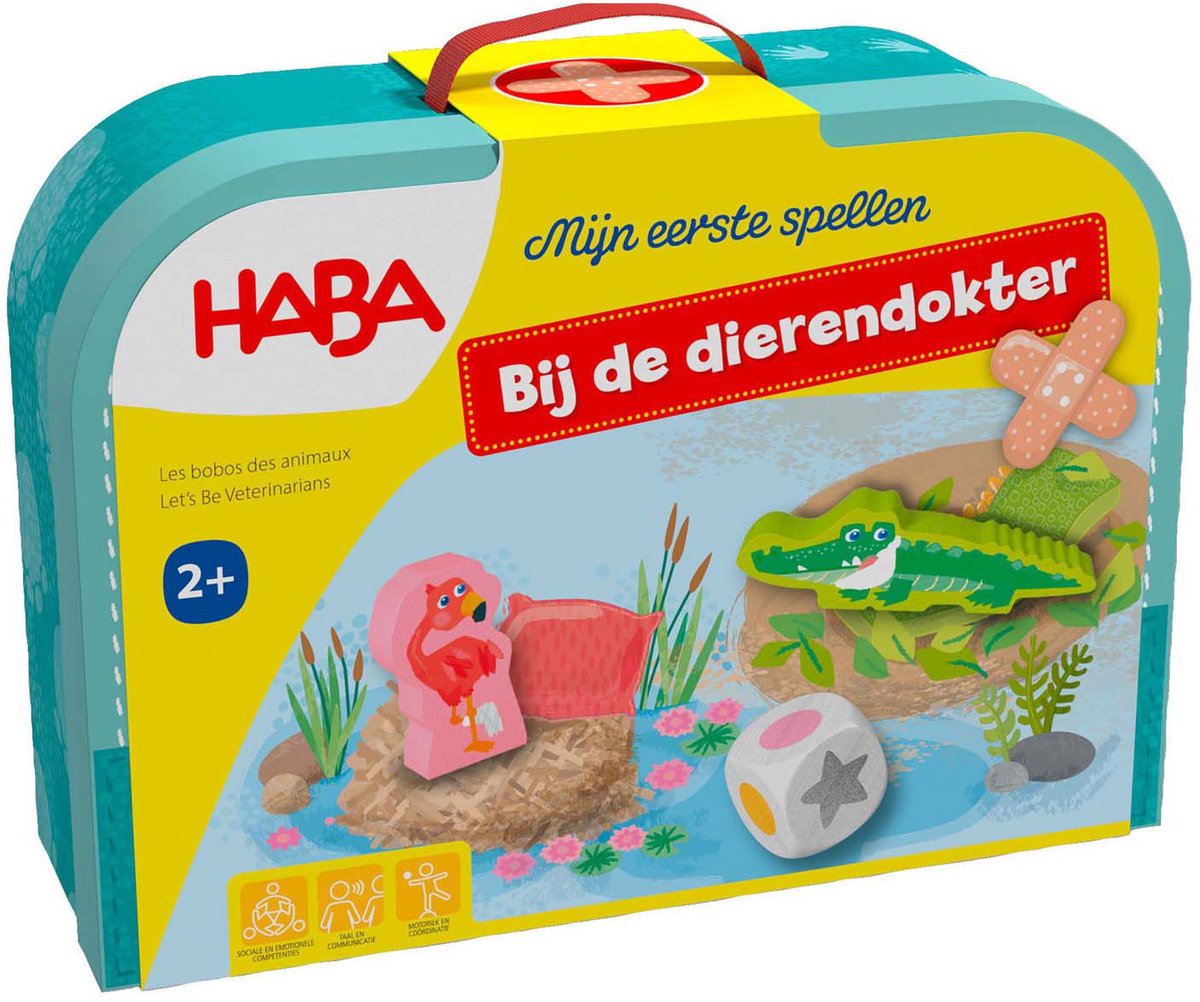 Jeu Haba - mes premiers jeux - chez le médecin animalier - au cas où - 2+