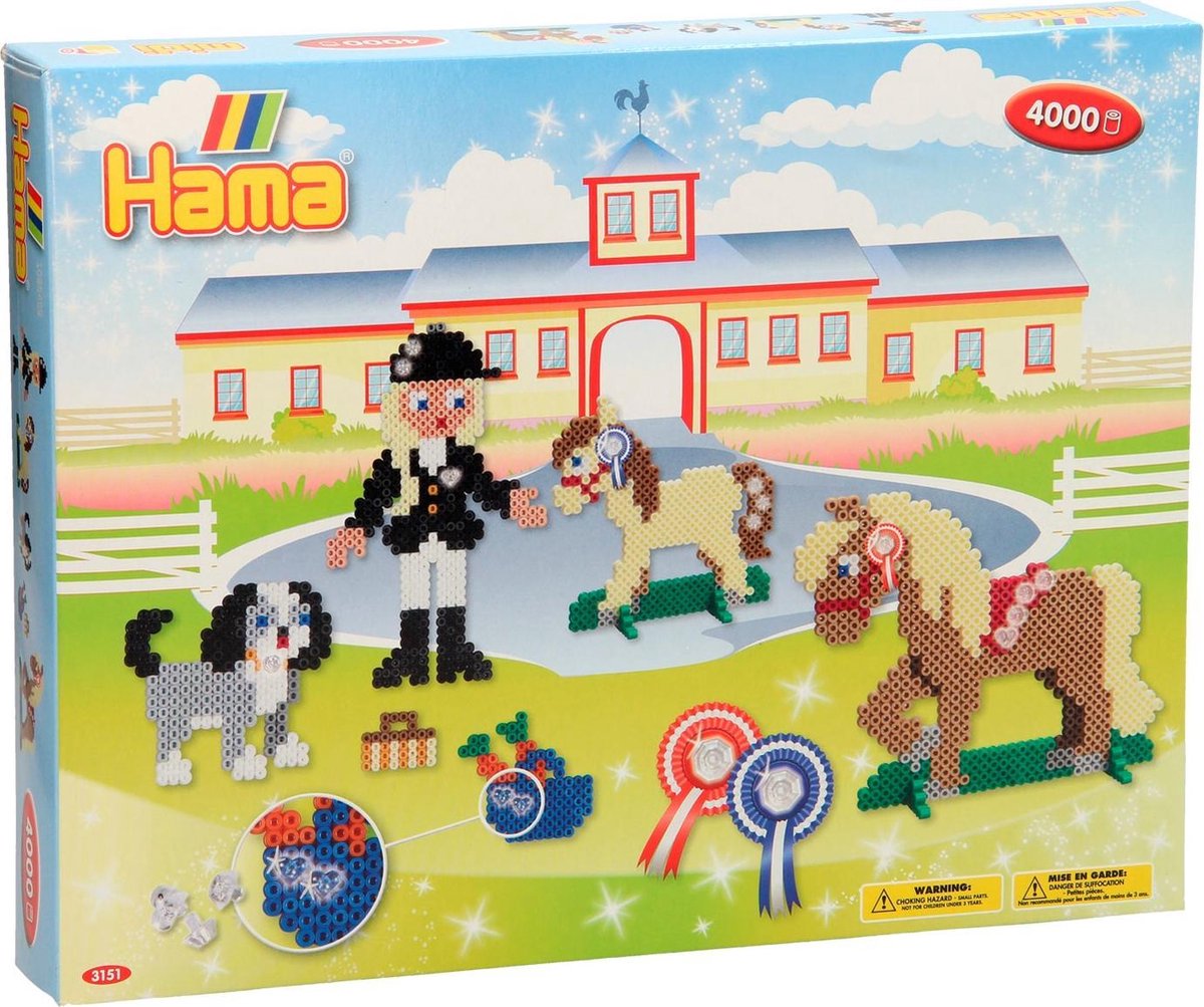 Hama set de perles à repasser spectacle équestre 4000 pièces