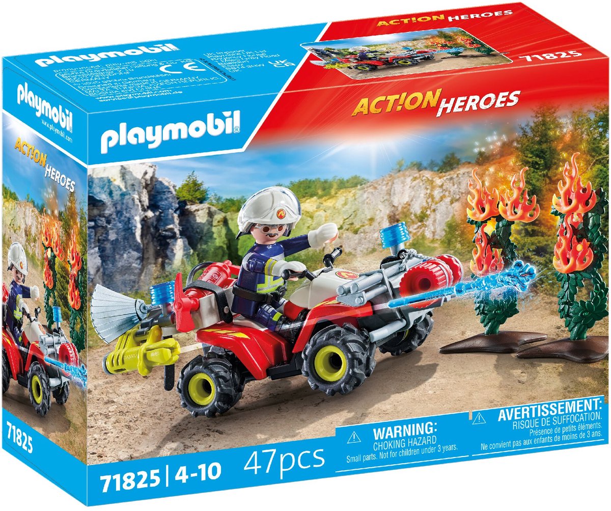 Playmobil 71825 quad des pompiers | 2 pièces