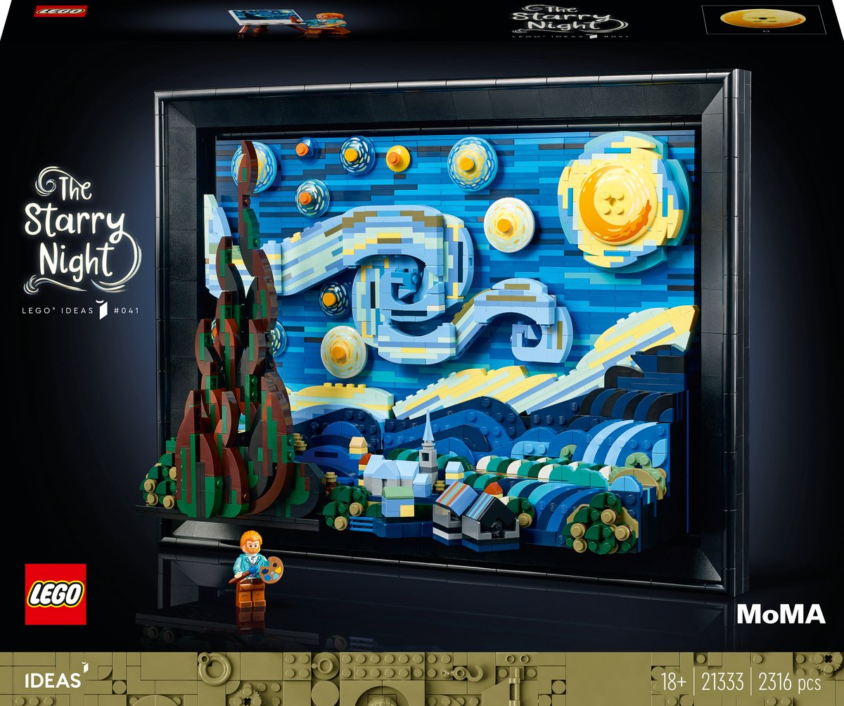 Lego ideas Vincent Van Gogh - la nuit étoilée - 21333