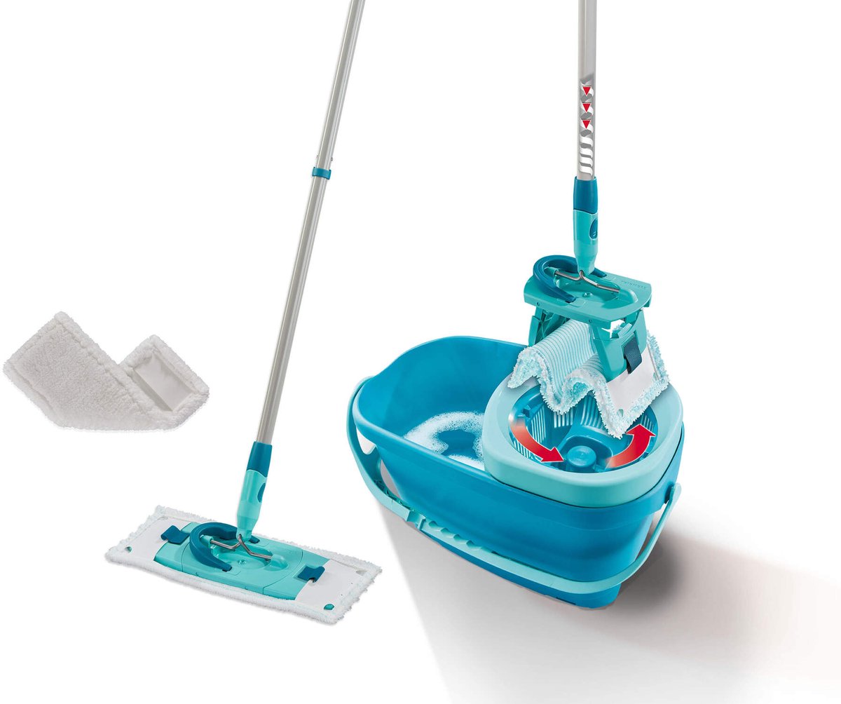 Leifheit set clean twist m ergo (micro duo) + super duster m