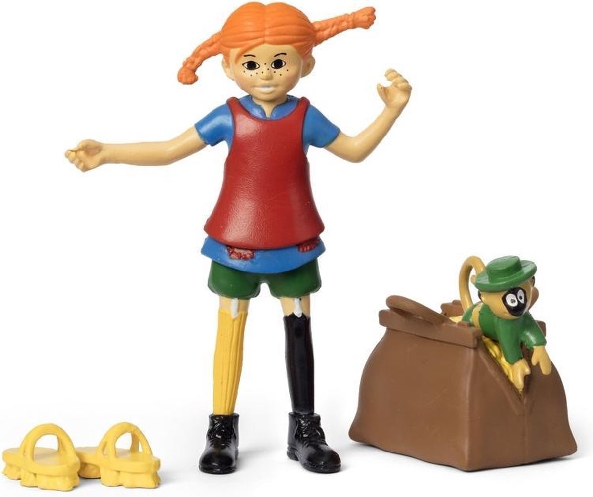 Figurines Pippi Longstocking et M. Nilson