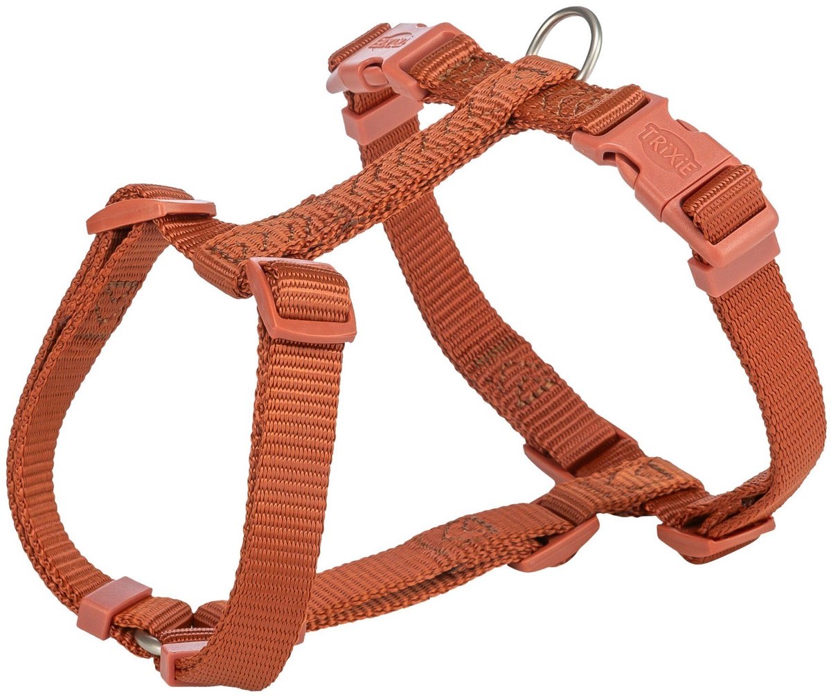 Harnais pour chien Trixie - harnais en H réglable rouille 75-120 cm - robuste et confortable avec fermeture à clic