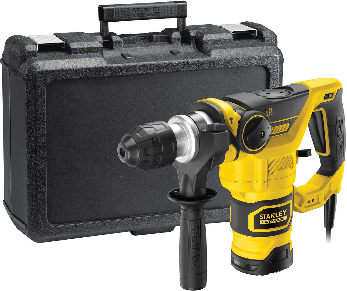 Marteau perforateur Stanley fatmax 1250w sds-plus 3,5j en étui fme1250k-qs