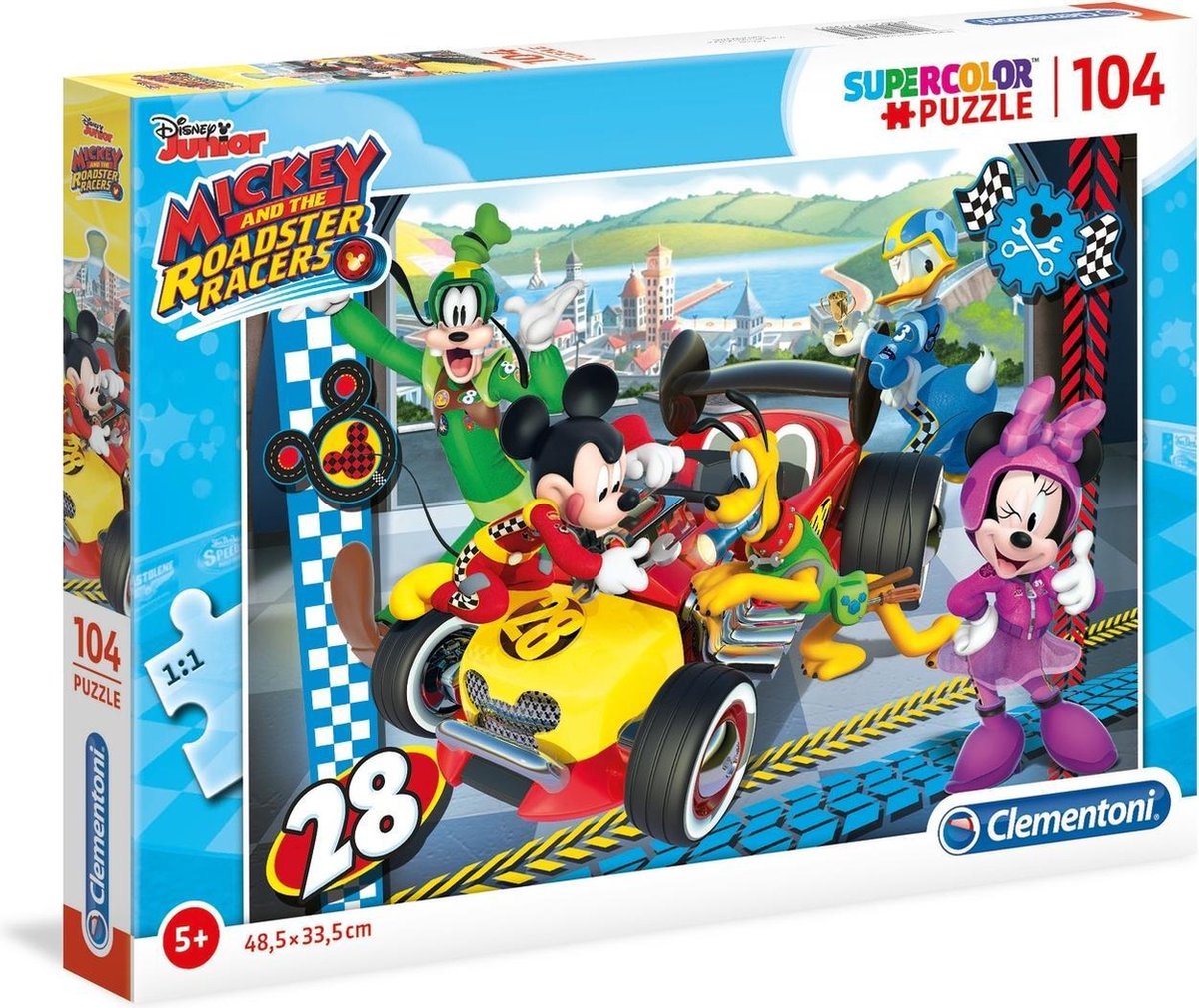 Clementoni legpuzzel disney mickey mouse junior 104 stukjes