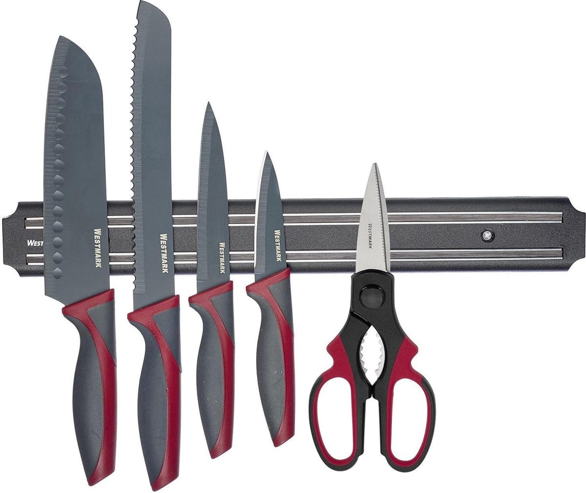 Support à couteaux magnétique Westmark - support magnétique de haute qualité pour maintenir les couteaux de cuisine en place en toute sécurité - ABS, sans BPA