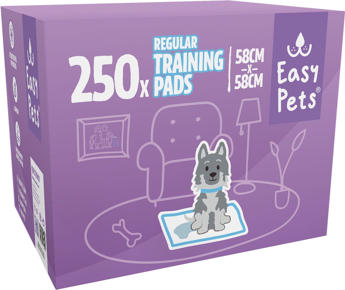 Tampons d'entraînement des chiots Easypets