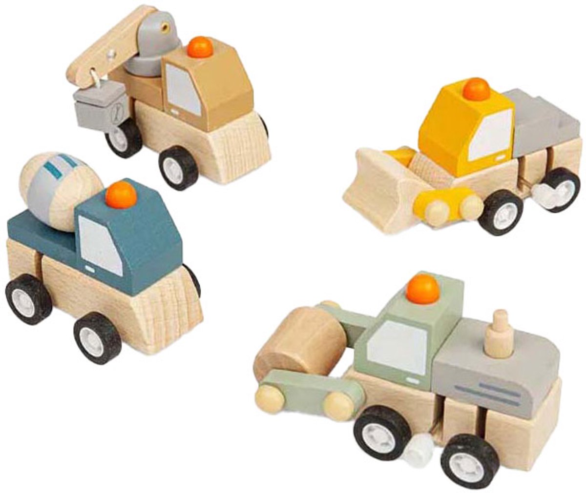 Camion à manivelle en bois Bigjigs
