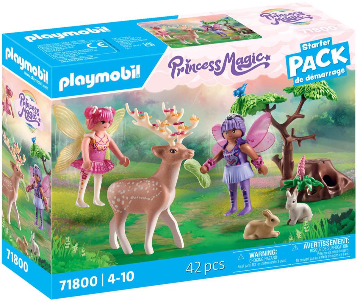 Playmobil 71800 fées avec animaux de la forêt | 2 pièces