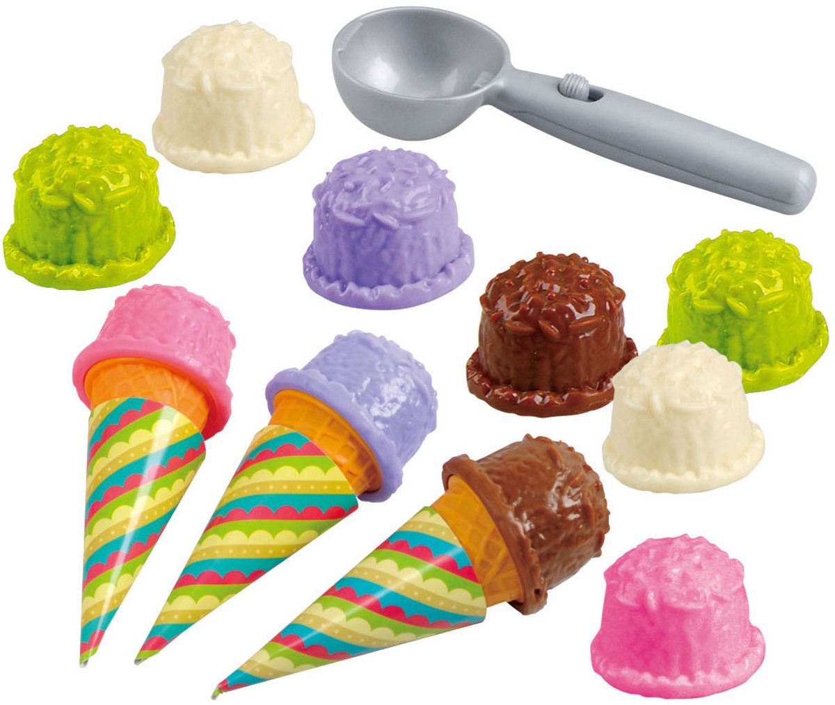Ensemble de jeu de fabrication de glaces Playgo - 17 pièces.