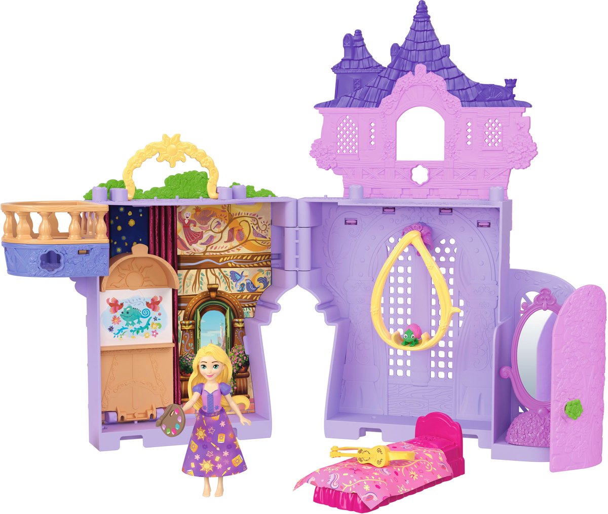 Château empilable Mattel Disney Princesse Raiponce