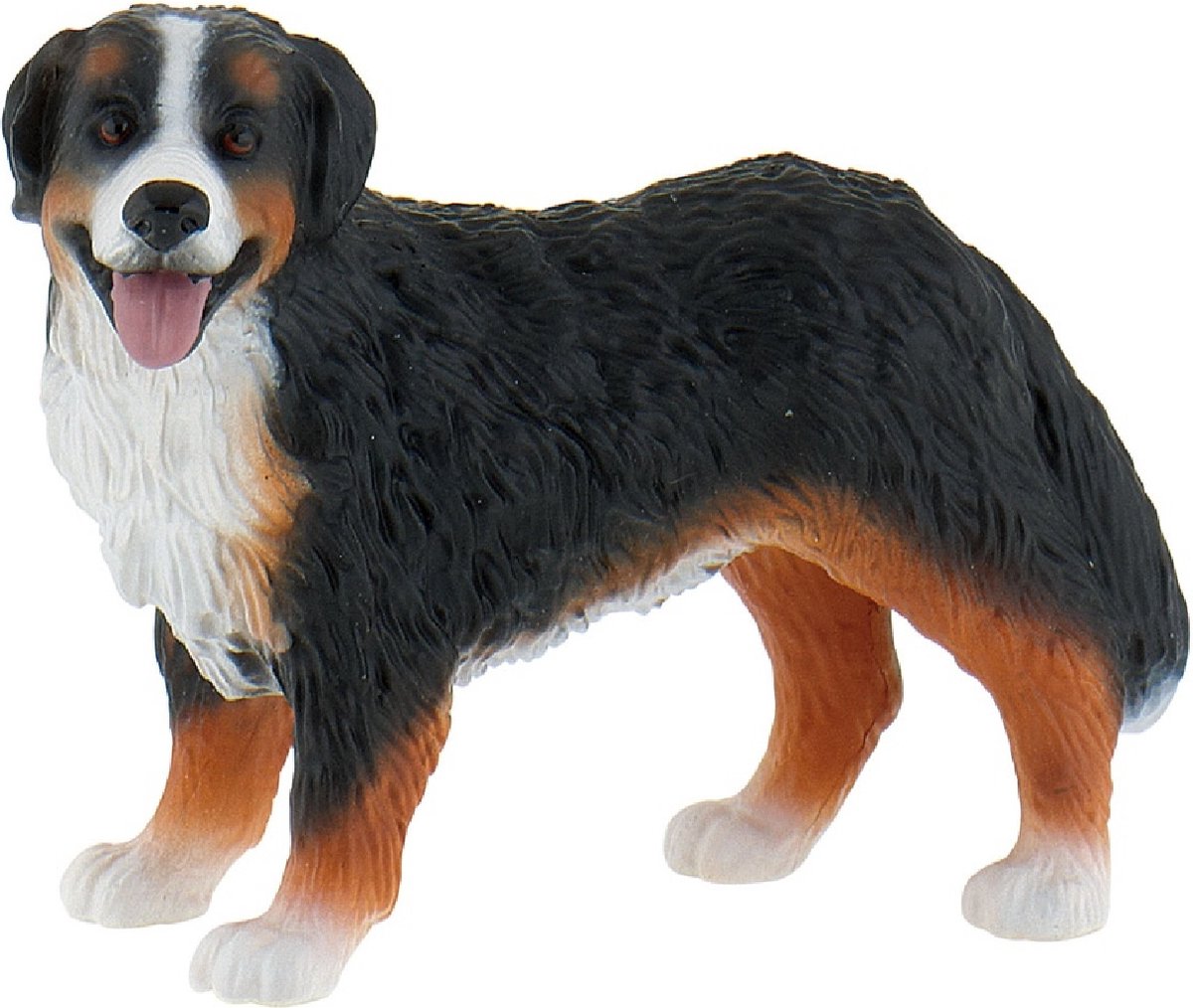 Bullyland 65449 – figurine de jeu et figurine de collection Bouvier bernois Bianca – env. 5,5 cm – Design réaliste et détaillé – Idéal comme figurine de gâteau et petit cadeau pour les enfants à partir de 3 ans.