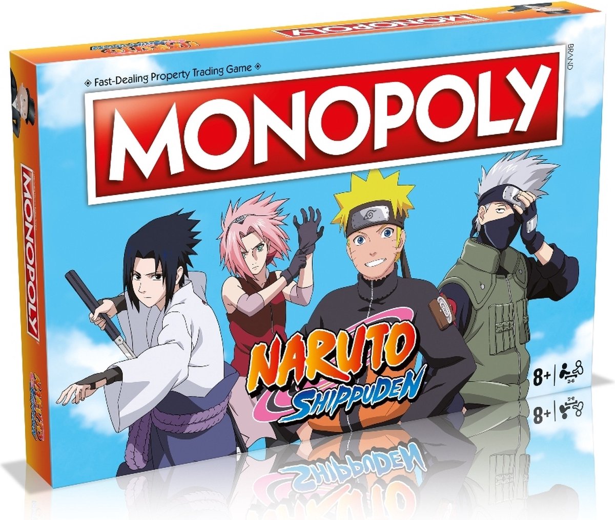 Monopole des mouvements gagnants - jeu de société - Naruto