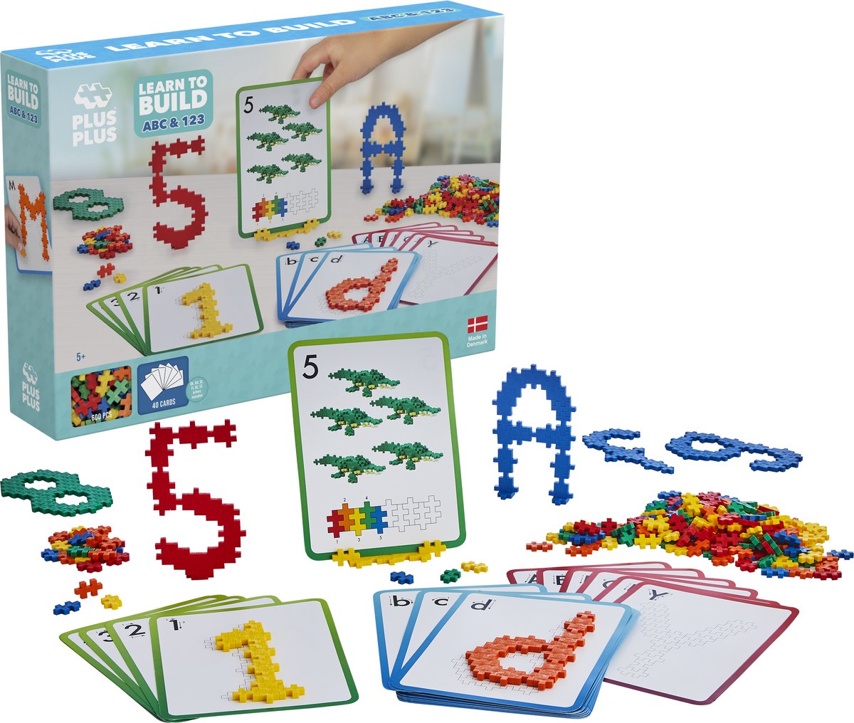 Plus plus apprendre à construire abc 123 plus-plus : 600 pièces (3909)