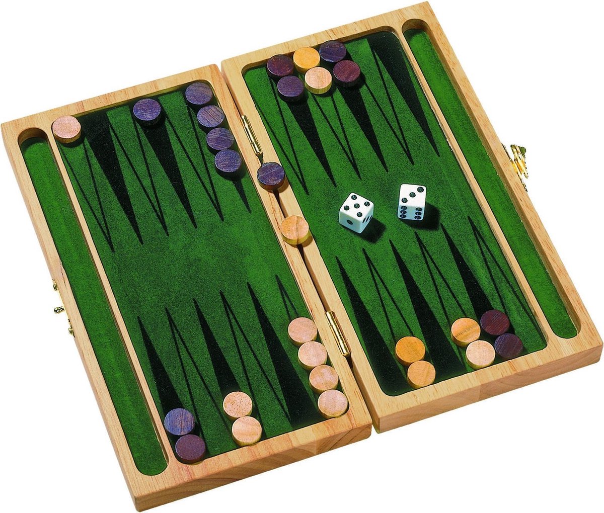 Backgammon en bois Goki