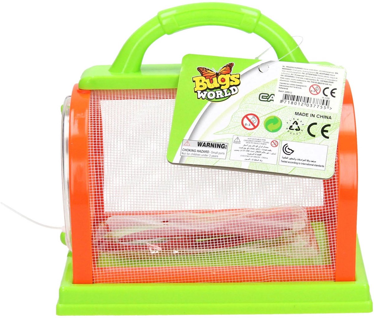 Jouets Lobbes, par exemple boîte d'observation d'insectes jaune vert, 3 pcs.