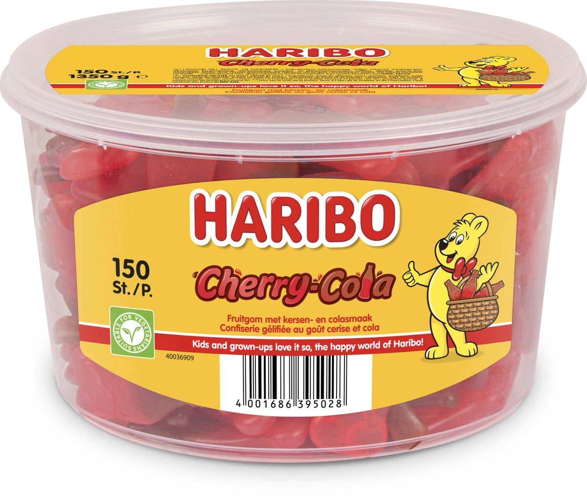 Cola cerise Haribo (150 pièces)