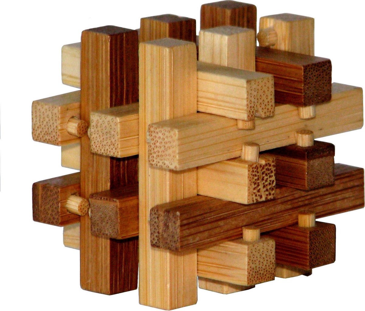 Puzzle 3D Eureka slide - puzzle coulissant en bambou pour résoudre des problèmes