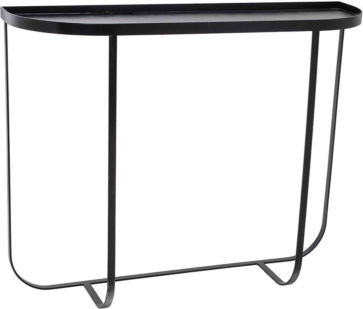 Bloomingville - table console harper - noir - métal