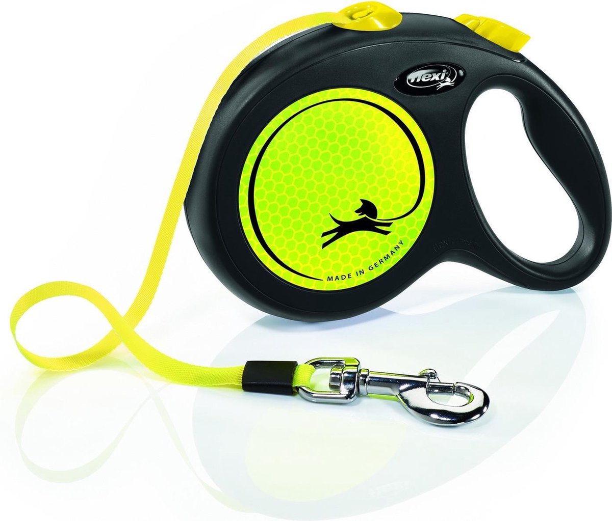 Flexi rollijn nouveau ruban néon classique jaune noir