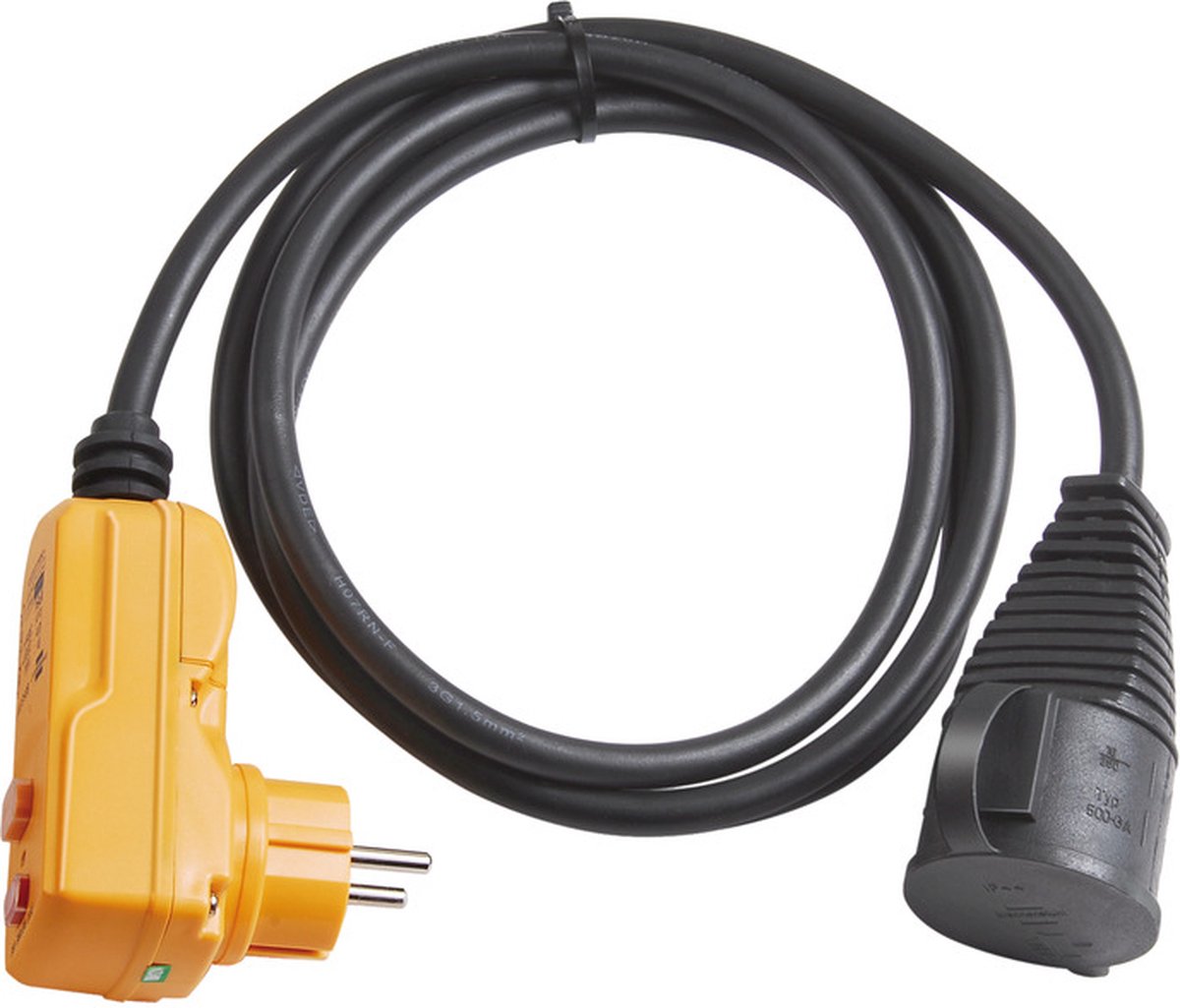 Brennerstuhl câble adaptateur fi ip44 2m noir h07rn-f 3g1.5 - 1160370