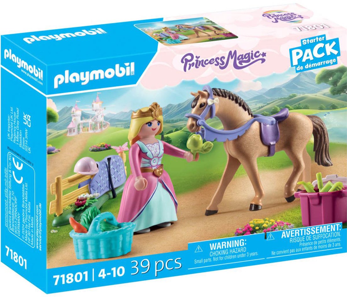 Playmobil 71801 princesse avec cheval | 2 pièces