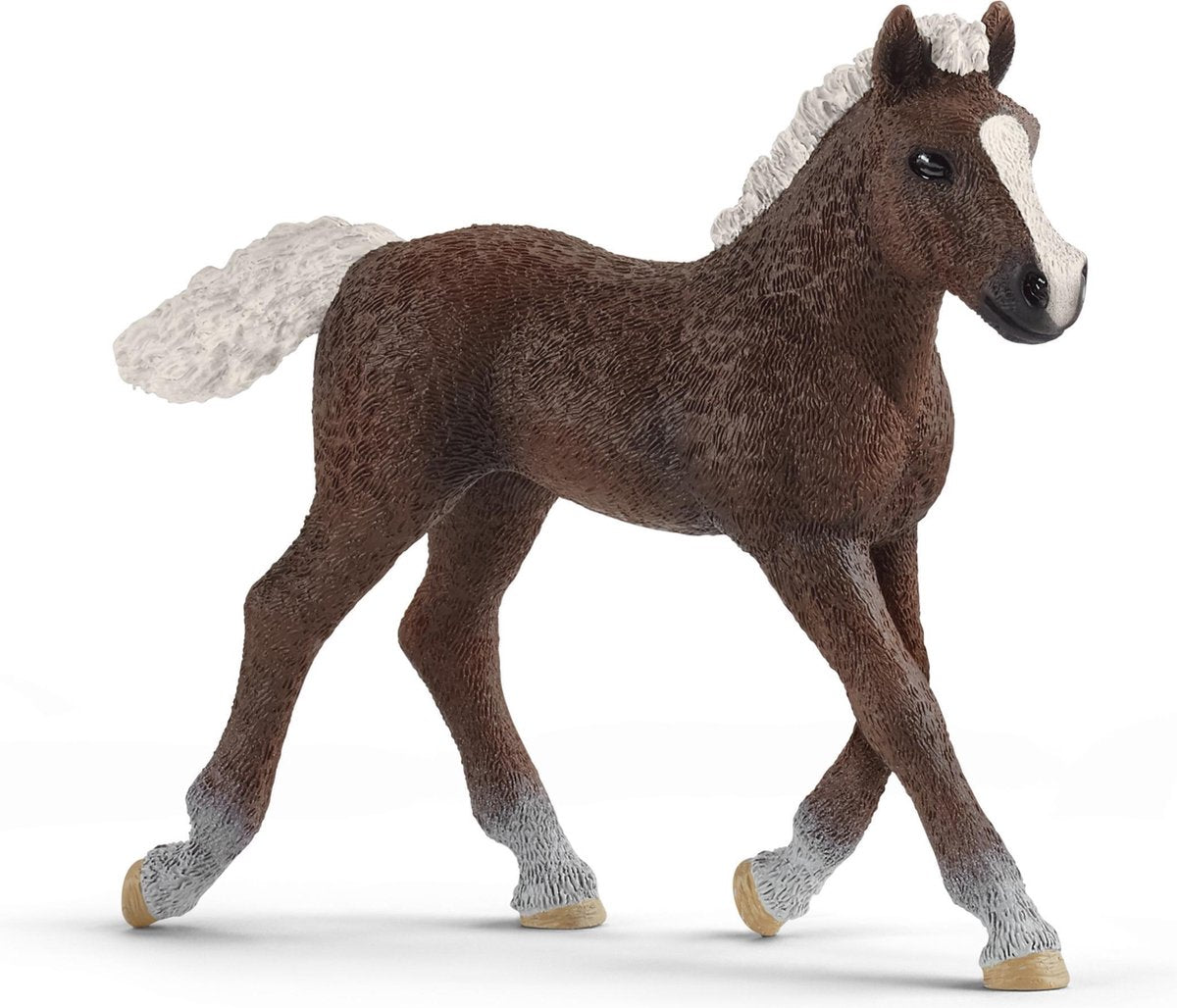 Monde de la ferme Schleich - Poulain noir et blanc - 13899