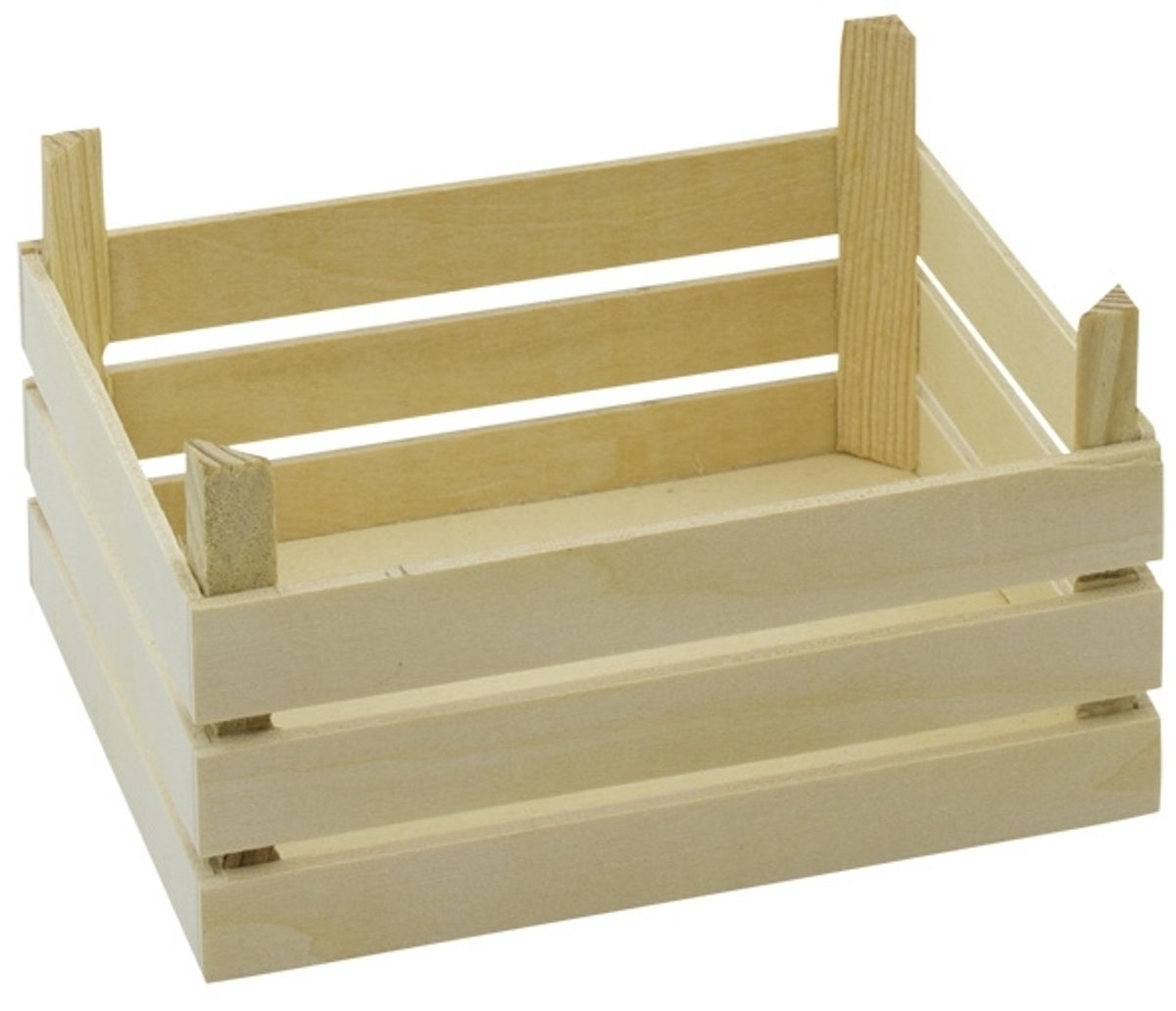 Boîte à fruits et légumes en bois Goki, lot de 3